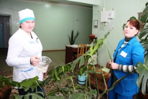 За парадкам і ўтульнасцю  сочаць Валянціна Бялюк і Людміла Майсяёнак.