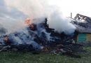 В деревне Загатье Волколатского сельсовета пожар уничтожил постройки