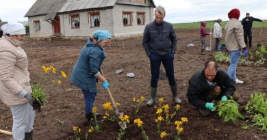 Первые шаги по благоустройству «Усадьбы «Ветера»