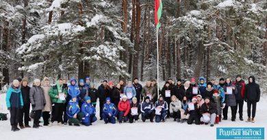 ФОТОРЕПОРТАЖ: в урочище Чистополье в Докшицах прошли соревнования по лыжным гонкам