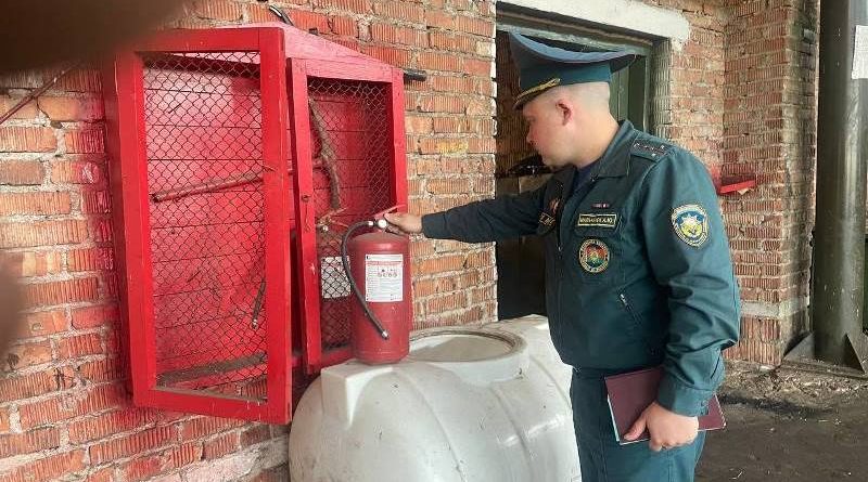 Пожарную безопасность проверили на сельхозобъектах Докшицкого района