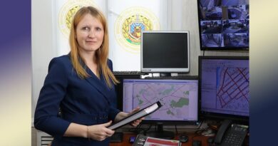 Валянціна Вайцяховіч на працоўным  месцы.