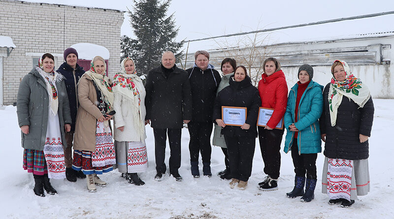 Пасля ўзнагароджвання на МТК “Варганы” ААТ “Барсучанка”.