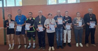 Семь команд приняло участие в первенстве Докшицкого района по настольному теннису