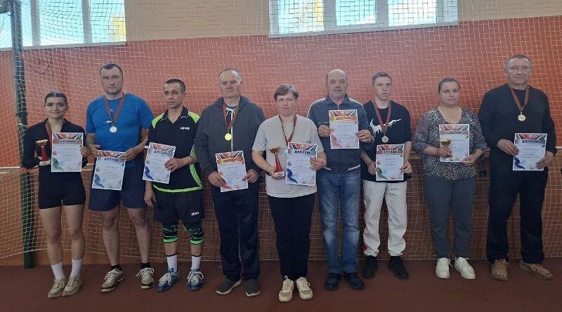 Семь команд приняло участие в первенстве Докшицкого района по настольному теннису