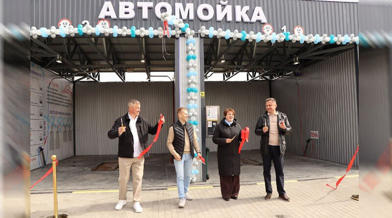 Была заправка — стала автомойка. Новый объект придорожного сервиса открылся в Докшицах