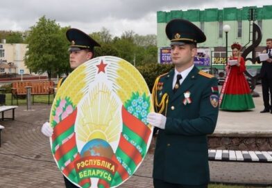 Торжественное мероприятие, посвященное Дню Государственного флага, Государственного герба и Государственного гимна Республики Беларусь прошло в Докшицах