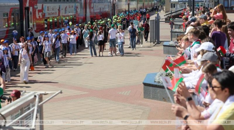 Город счастливых людей и жемчужина Беларуси: Гродно встретил «Поезд Памяти»