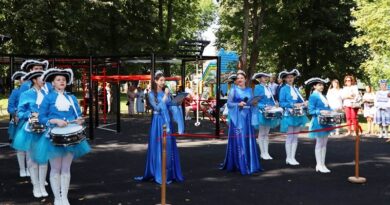 В Докшицах открыли многофункциональную спортивную площадку «Спорт для всех»