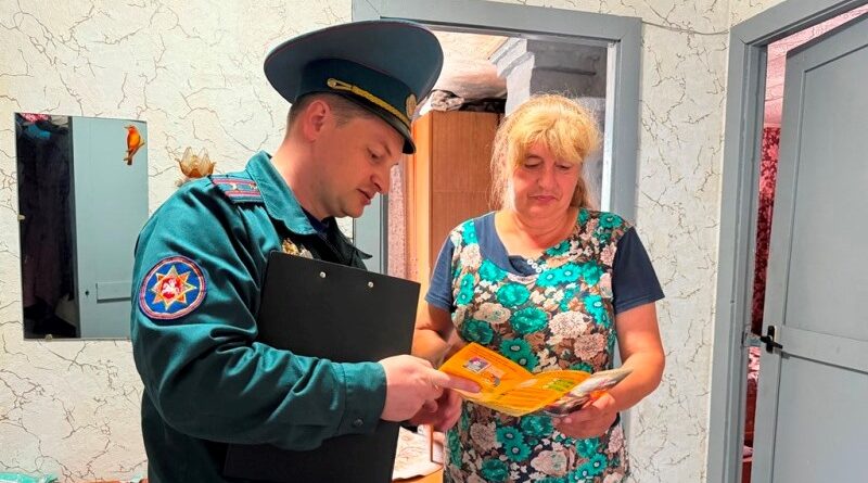 Безопасный дом – это не удача, а выбор. Итоги акции «Дом без пожара» подвелт в Докшицком районе