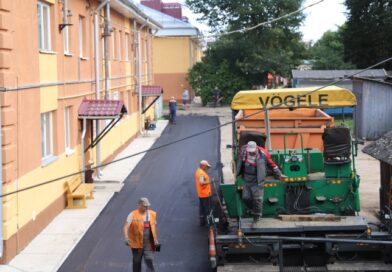 В Докшицах городские дворы меняют свой облик